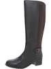 chaza womens stretch zipper knee-high boots