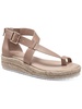 moira womens asymmetric toe loop wedge sandals