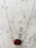 mrs. parker demi fine necklace in red mojave copper turquoise