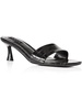 aq day womens leather slip on heels