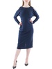 womens jersey stretch midi dress