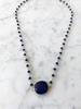 mrs. parker endless summer sapphire necklace in gold