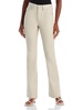womens faux leather casual ankle pants