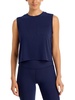 womens muscle pocket tank top