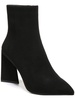 asya womens faux suede side zip ankle boots