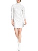 womens metallic mini sheath dress