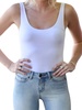 all around tank top in white