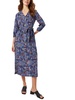womens paisley long shift dress