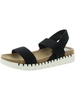 milaaf womens slip on open toe flat sandals