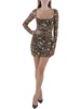 womens mini ruched bodycon dress