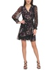womens floral print mini midi dress