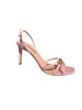 womens heeled sandals in pink