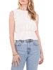 bon voyage womens satin button blouse