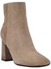 izial womens leather block heel ankle boots