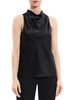 womens silk cowl tank top