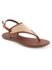 conchlusion womens faux leather slingback t-strap sandals