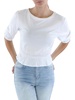womens wide neck short cropped