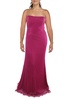 womens metallic long evening dress