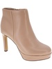 jeanne womens faux leather ankle boots