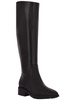 botina womens leather zipper knee-high boots