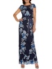 womens embroidered lace evening dress