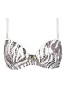 zebre rebelle tulip bra in zebra