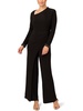 womens asymmetric wide leg jumpsuit