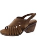 gena womens faux leather buckle strappy sandals