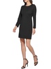 womens scuba midi shift dress
