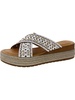 exa-italy womens leather slip on espadrilles