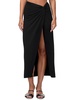 lorli womens gathered long wrap skirt