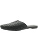 teddeep womens woven round toe mules