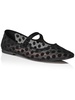 amore womens mesh strap ballet flats