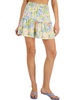 womens floral elastic a-line skirt