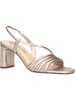 zariah womens leather metallic dress sandals