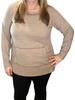 kangaroo pocket sweater in mocha