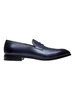 limao 6234482 men's marine brushed leather penny loafers