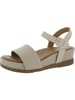 womens faux leather casual ankle strap