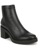 remix womens faux leather zipper ankle boots