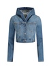 Alaïa Women Cropped Hooded Jacket