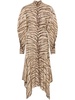 Stella McCartney Long Dress With Tiger Print