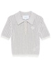 Casablanca Top With Logo Plaque
