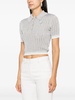 Casablanca Top With Logo Plaque