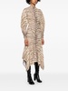 Stella McCartney Long Dress With Tiger Print