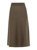 Beige Wool Blend Skirt