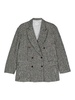 Wool Blend Double-Breasted Coat