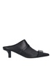 Mules with buckle