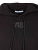 Black cotton sweatshirt