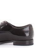 Brushed leather black Oxford shoes