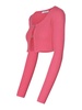 Fuchsia Viscose Lend Cropped Sweater